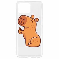 Чехол для Oppo Reno 4 Lite Капибара лайк - PrintSalon