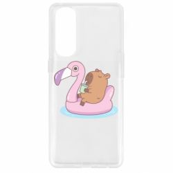 Чехол для Oppo Reno 4 Pro Capybara Chilling - PrintSalon