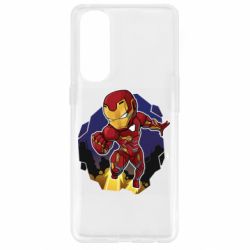 Чехол для Oppo Reno 4 Pro Flying Iron man - PrintSalon