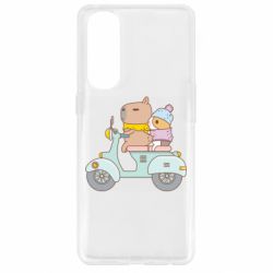Чехол для Oppo Reno 4 Pro Капибара и Морская свинка - PrintSalon