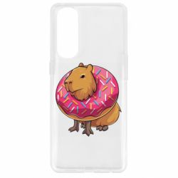 Чехол для Oppo Reno 4 Pro Пончик с капибарой - PrintSalon
