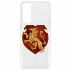 Чехол для Oppo Reno 4 Pro Cтарая эмблема Гриффиндор - PrintSalon