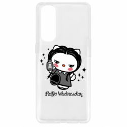 Чехол для Oppo Reno 4 Pro Wednesday Hello Kitty - PrintSalon