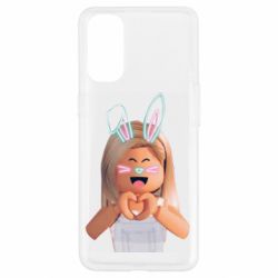 Чехол для Oppo Reno 4 Roblox girl - PrintSalon