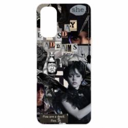 Чехол для Oppo Reno 4 Венздей Адамс. - PrintSalon