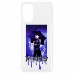 Чехол для Oppo Reno 4 Wednesday Text Logo - PrintSalon