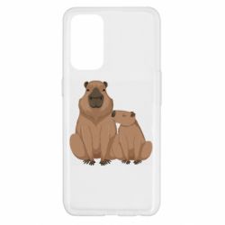 Чохол для Oppo Reno 5 4G Дві капібари