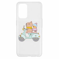 Чехол для Oppo Reno 5 4G Капибара и Морская свинка - PrintSalon