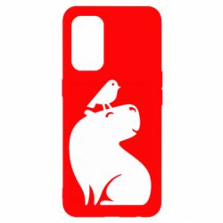 Чохол для Oppo Reno 5 4G Копібара та Пташка - PrintSalon