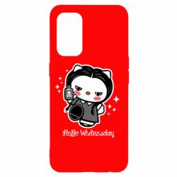 Чехол для Oppo Reno 5 4G Wednesday Hello Kitty - PrintSalon