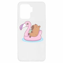 Чехол для Oppo Reno 5 Lite Capybara Chilling - PrintSalon