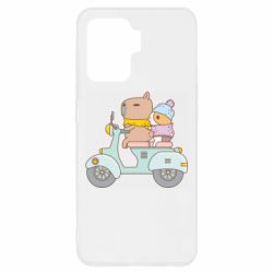 Чохол для Oppo Reno 5 Lite Копібара та Морська свинка