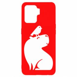 Чохол для Oppo Reno 5 Lite Копібара та Пташка - PrintSalon