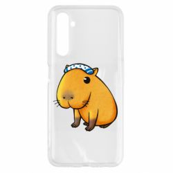 Чехол для Realme 6 Capybara Art - PrintSalon