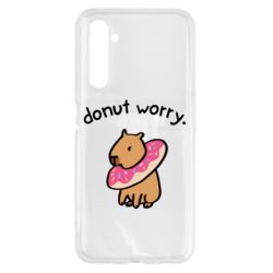 Чехол для Realme 6 Donut Worry - PrintSalon