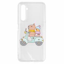 Чехол для Realme 6 Капибара и Морская свинка - PrintSalon