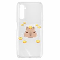 Чехол для Realme 6 Морда капибары - PrintSalon