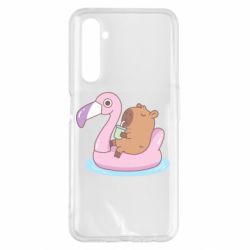 Чехол для Realme 6 Pro Capybara Chilling - PrintSalon