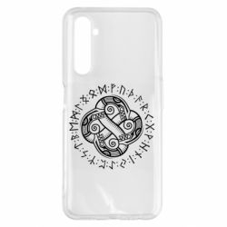 Чехол для Realme 6 Pro Celtic Dragon and Runes - PrintSalon