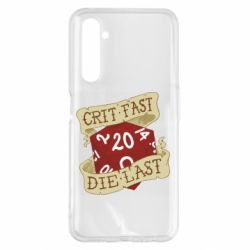 Чехол для Realme 6 Pro Crit fast - die last - PrintSalon