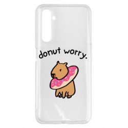 Чехол для Realme 6 Pro Donut Worry - PrintSalon