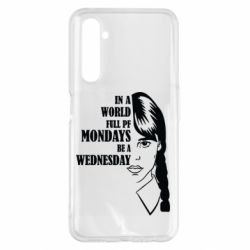 Чехол для Realme 6 Pro Wednesday girl - PrintSalon