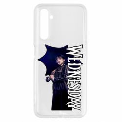 Чехол для Realme 6 Wendesday Addams - PrintSalon