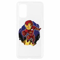 Чехол для Realme 7 Pro Flying Iron man - PrintSalon