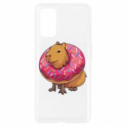 Чехол для Realme 7 Pro Пончик с капибарой - PrintSalon
