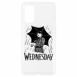 Чохол для Realme 7 Pro Венздей Вдамс и зонт - PrintSalon