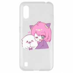 Чехол для Samsung A01/M01 Аня и Бонд Форджер