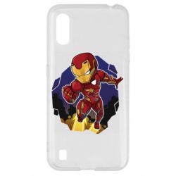 Чехол для Samsung A01/M01 Flying Iron man