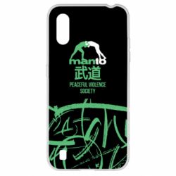 Чехол для Samsung A01/M01 Monto: Peaceful violence society