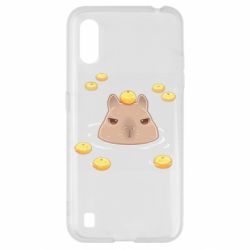 Чехол для Samsung A01/M01 Морда капибары