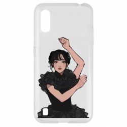 Чехол для Samsung A01/M01 Уэнсдей арт