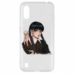 Чехол для Samsung A01/M01 Венсдей и Вещь