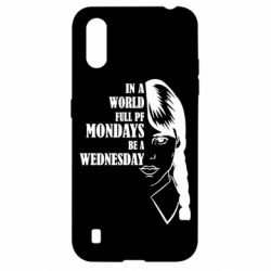Чехол для Samsung A01/M01 Wednesday girl