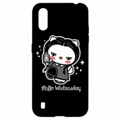 Чехол для Samsung A01/M01 Wednesday Hello Kitty