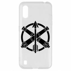 Чехол для Samsung A01/M01 Знак войск противовоздушной обороны, сухопутных войск и зенитно-ракетных войск воздушных сил