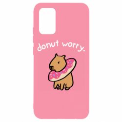 Чехол для Samsung A02s/M02s Donut Worry - PrintSalon
