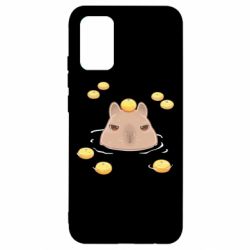 Чехол для Samsung A02s/M02s Морда капибары - PrintSalon