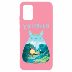 Чехол для Samsung A02s/M02s Тоторо на рыбалке - PrintSalon