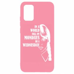 Чехол для Samsung A02s/M02s Wednesday girl - PrintSalon