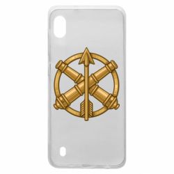 Чехол для Samsung A10 Беретный знак войск противовоздушной обороны, сухопутных войск и зенитно-ракетных войск воздушных сил