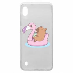 Чехол для Samsung A10 Capybara Chilling