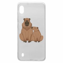 Чехол для Samsung A10 Две капибары - PrintSalon