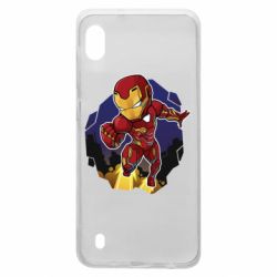 Чехол для Samsung A10 Flying Iron man