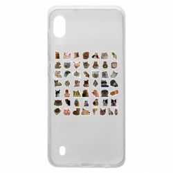 Чехол для Samsung A10 Коты мем.