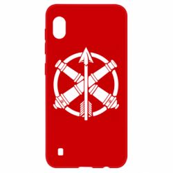 Чехол для Samsung A10 Знак войск противовоздушной обороны, сухопутных войск и зенитно-ракетных войск воздушных сил