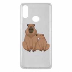 Чехол для Samsung A10s Две капибары - PrintSalon